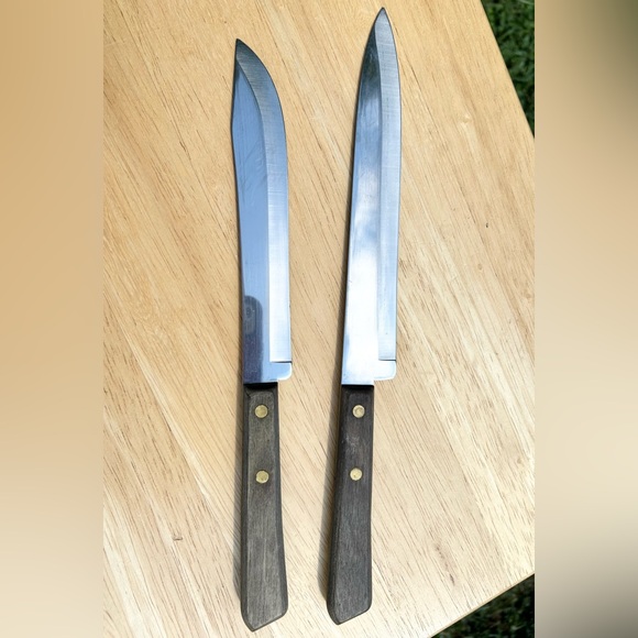 Washington Forge Knives Lot/2 Bullnose Butcher & Carving Stainless‎ Steel VTG - Picture 4 of 6